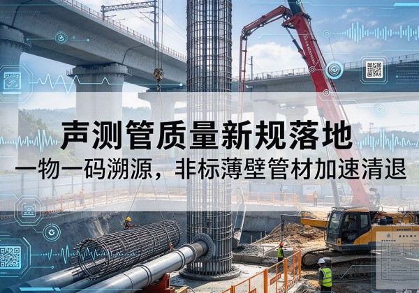 二七声测管质量新规落地，一物一码溯源，非标薄壁管材加速清退